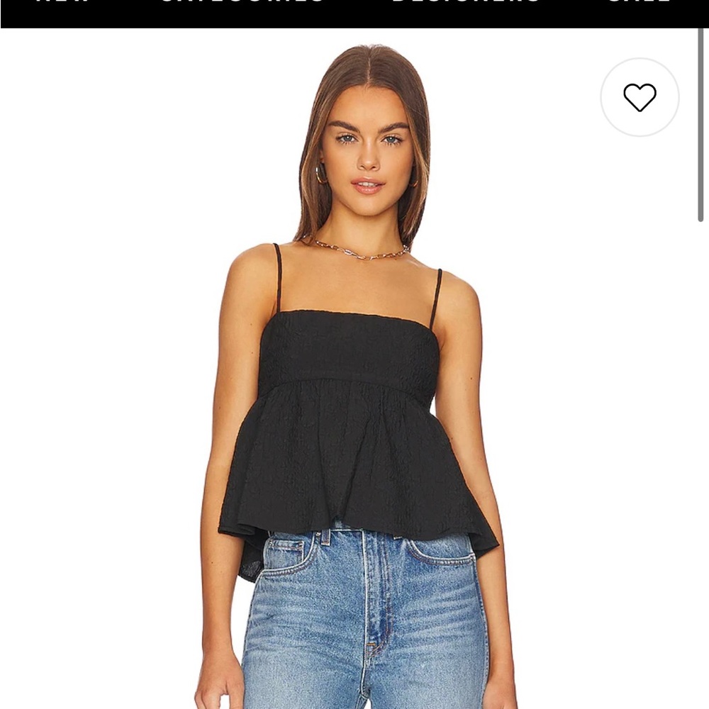 Astr the label: black benson top
